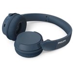 Гарнитура накладные Philips TAH4209 синий беспроводные bluetooth оголовье ...