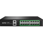 Коммутатор Netis P116GC (L2) 18x1Гбит/с 16PoE+ 240W неуправляемый