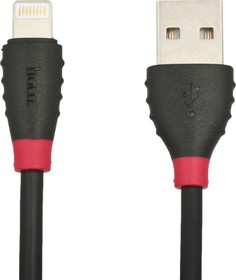 Фото 1/2 USB кабель HOCO X27 Excellent Charge Data Cable For Lightning (L=1,2M) (черный)