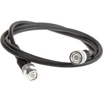 1337771-4, Male BNC to Male BNC Coaxial Cable, 1m, RG58 Coaxial, Terminated