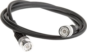 1337771-4, Male BNC to Male BNC Coaxial Cable, 1m, RG58 Coaxial, Terminated