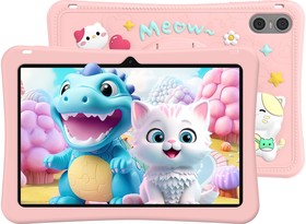 Фото 1/8 Планшет Teclast P30T Kids A523 (1.8) 8C RAM4Gb ROM128Gb 10.1" IPS 1280x800 Android 14 розовый 5Mpix 2Mpix BT WiFi Touch microSD 256Gb 6000mA