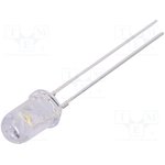 OSM54P5161A, LED; 5mm; white warm; 8400?10000mcd; 60°; Front: convex; 2.7?3.4V