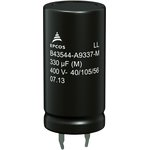 B43647A5127M057, Aluminum Electrolytic Capacitors - Snap In 450VDC 120uF 20% 880mOhm