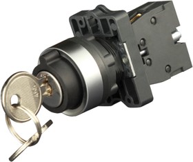 Фото 1/2 Elvert Переключатель в пластиковом корпусе с ключом "0-1" IP65 SW1-CG21