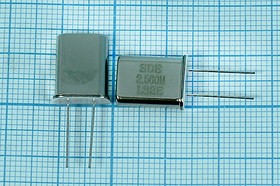 Кварцевый резонатор 2.560МГц, HC49U, нагрузка 32пФ, точность 10ppm; 2560 \HC49U\32\ 10\ 30/-40~85C\49U[SDE]\1Г +IS