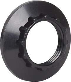 Фото 1/3 EKP20-02-02-K02, Кольцо абажурное для патрона Е14 пластик черный индивидуальный пакет