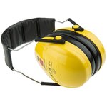 H510A-401, Optime I Ear Defender with Headband, 27dB, Black, Yellow