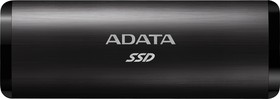 Фото 1/10 Накопитель внешний 1.8"; 256GB ADATA SE760 Black External SSD ASE760-256GU32G2-CBK USB 3.2 Gen 2 Type-C, 1000R, USB 3.2 Type-C to C cable,US