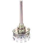 D4G0111N, Open Frame Rotary Switch - 1 Pole - 2 to 11 Position Adjustable - ...