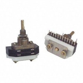 C3P0206N-A, Rotary Switches 02-06 POS/2P/1 DECK