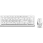 1147575, A4Tech Fstyler FG1010 Keyboard+Mouse Set White/Grey USB Wireless