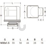 Сервопривод 230В нормально открытый 0092-230A0000