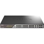 D-Link DSS-200G-28MPP/A1A Настраиваемый L2 коммутатор с 24 портами ...