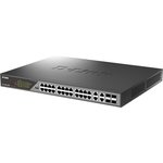 D-Link DSS-200G-28MPP/A1A Настраиваемый L2 коммутатор с 24 портами ...