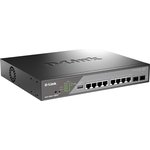 D-Link DSS-200G-10MPP/A1A Настраиваемый L2 коммутатор с 8 портами ...