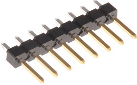 Фото 1/2 77311-101-08LF, Amphenol ICC BergStik Series Straight Through Hole Pin Header, 8 Contact(s), 2.54mm Pitch, 1 Row(s), Unshrouded