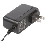 VEL24US120-US-JA, Wall Mount AC Adapters Fixed Plug Adapter, 24W, Output Jack ...