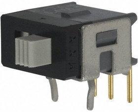 AS12AH, Slide Switches SPDT ON-ON .098" BKT RA W/BRACKET