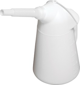 Емкость мерная пластиковая для заливки технических жидкостей 5л с носиком-лейкой 170мм JTC /1/12