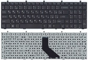 Фото 1/5 Клавиатура для ноутбука DNS 0170720 Clevo W350 w370 черная (плоский ENTER)