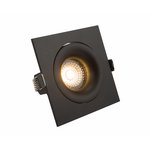 Denkirs DK2121-BK Встраиваемый светильник, IP 20, 50 Вт, GU10, черный, алюминий