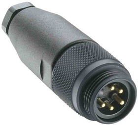 11592 RSC 50/11, Circular Connector, 5 Contacts, Cable Mount, 7/8 Connector, Plug, Male, IP67, RSC Series