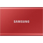 Тведотельный накопитель SSD Samsung T7 Touch External 1Tb (1024GB) RED USB 3.2 ...