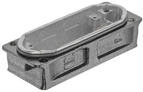 09405100311, Heavy Duty Power Connectors 10B HPR Compact Bulkhead Housing, Screw Locking