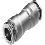 NPQR-D-Q8-E, NPQR Series Straight Tube-to-Tube Adaptor, 8 mm to 8 mm ...