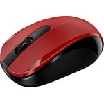 31030028401, Мышь компьютерная Genius NX-8008S, беспроводная бесшумная, красный