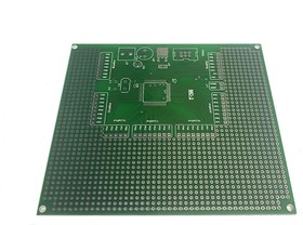 Photo 1/2 MD-3 layout board for AVR counter. in the case of TQFP64 106 x 119 mm