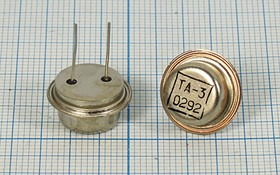 Кварцевый резонатор 26945 кГц, корпус ТО148, марка ТА-3, 3 гармоника, (ТА-3)