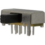 EG2308A, Slide Switches SIDE OP PC MNT DP3T Actuator Length 6mm