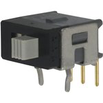 AS13AH, Slide Switches SPDT ON-OFF-ON.098' RA W/BRACKET