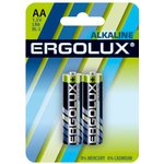 Батарейки ERGOLUX LR6 BL-2 11747 АА 1.5В компл. 2шт. ERGOLUX 11747