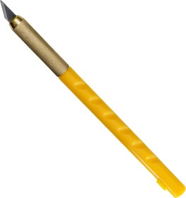 Фото 1/8 Нож канцелярский Attache Selection с перовым лезвием, цв.желтый