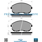 RR-21816-SPD, Колодки тормозные