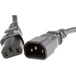 AP9890, IEC C13 Socket to IEC C14 Plug Power Cord