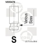 V035474, КЛАПАН 27.8x6x89.6 IN ROV 1.4-1.8 16V (14K4) 95-