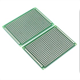 Double-sided breadboard 50 x 70 mm (Pitch: 2.54)
