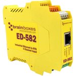 ED-582, Ethernet gate; Number of ports: 2; 5-30VDC; DIN; -30-80°C; IP20