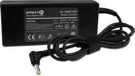Фото 1/3 Блок питания (сетевой адаптер) Amperin AI-AC90 для ноутбуков Acer 19V 4.74A 90W 5.5x1.7 мм черный, с сетевым кабелем