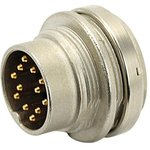 T 3202 018, Circular DIN Connectors 2PIN MALE RECPT