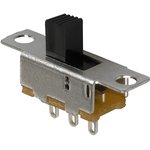 EG1201, Slide Switch - SPDT - 200mA - 30VDC - Standard Actuator - 4.00mm ...
