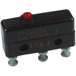 21SM284-T2, MICROSWITCH, PIN PLUNGER, SPDT, 5A 115V