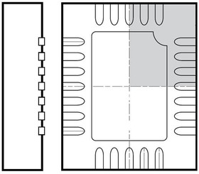 LTC4306IUFD#TRPBF, Multiplexer Switch ICs 4-Ch, 2-Wire Bus Multxer w/ Capacitance