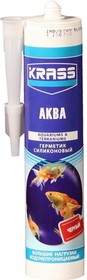 Силиконовый герметик Аква для аквариумов, черный, 300 мл ЛА-00000758