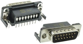 Фото 1/2 09682637812, D-Sub Standard Connectors D-SUB ''US'' 15 M-EW