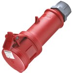 194A, ProTOP IP44 Red Cable Mount 4P Industrial Power Socket, Rated At 16A, 400 V